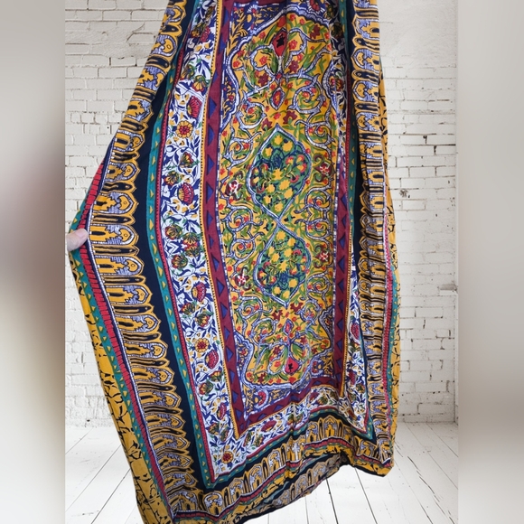 Angie Bohemian Style Halter Maxi Dress Size Large - Picture 5 of 7